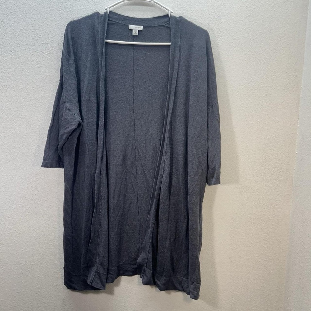 J. Jill Gray Open Front Cardigan